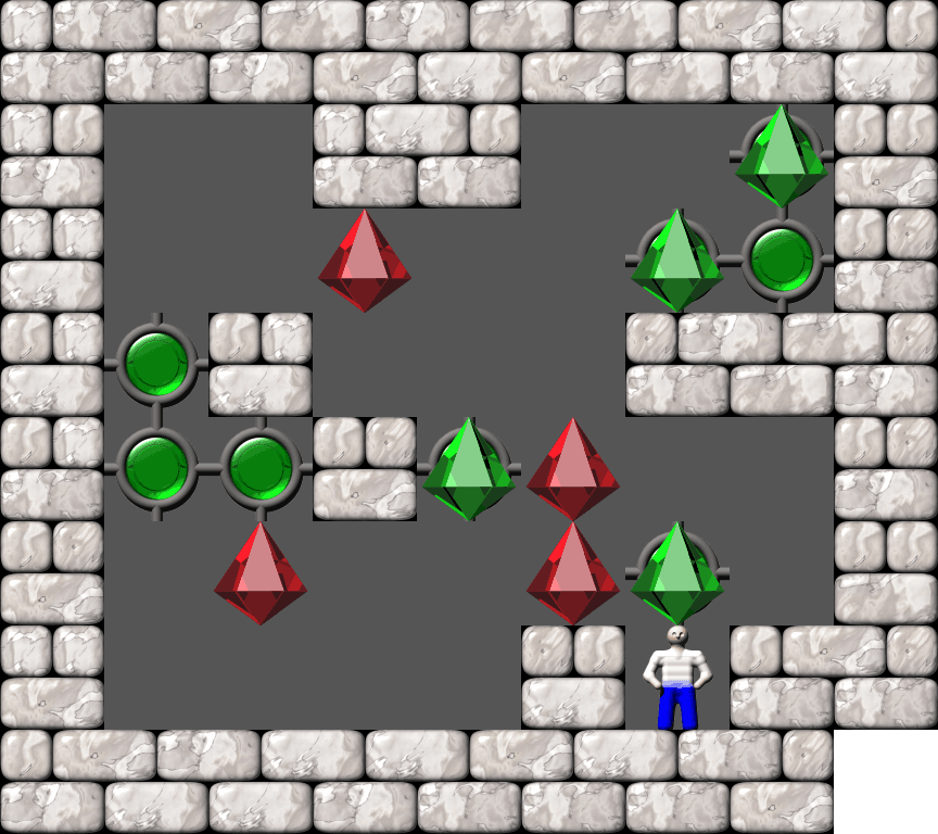 Sokoban Ionic Catalysts level 74